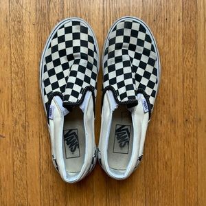 Checkered Van Slip-Ons